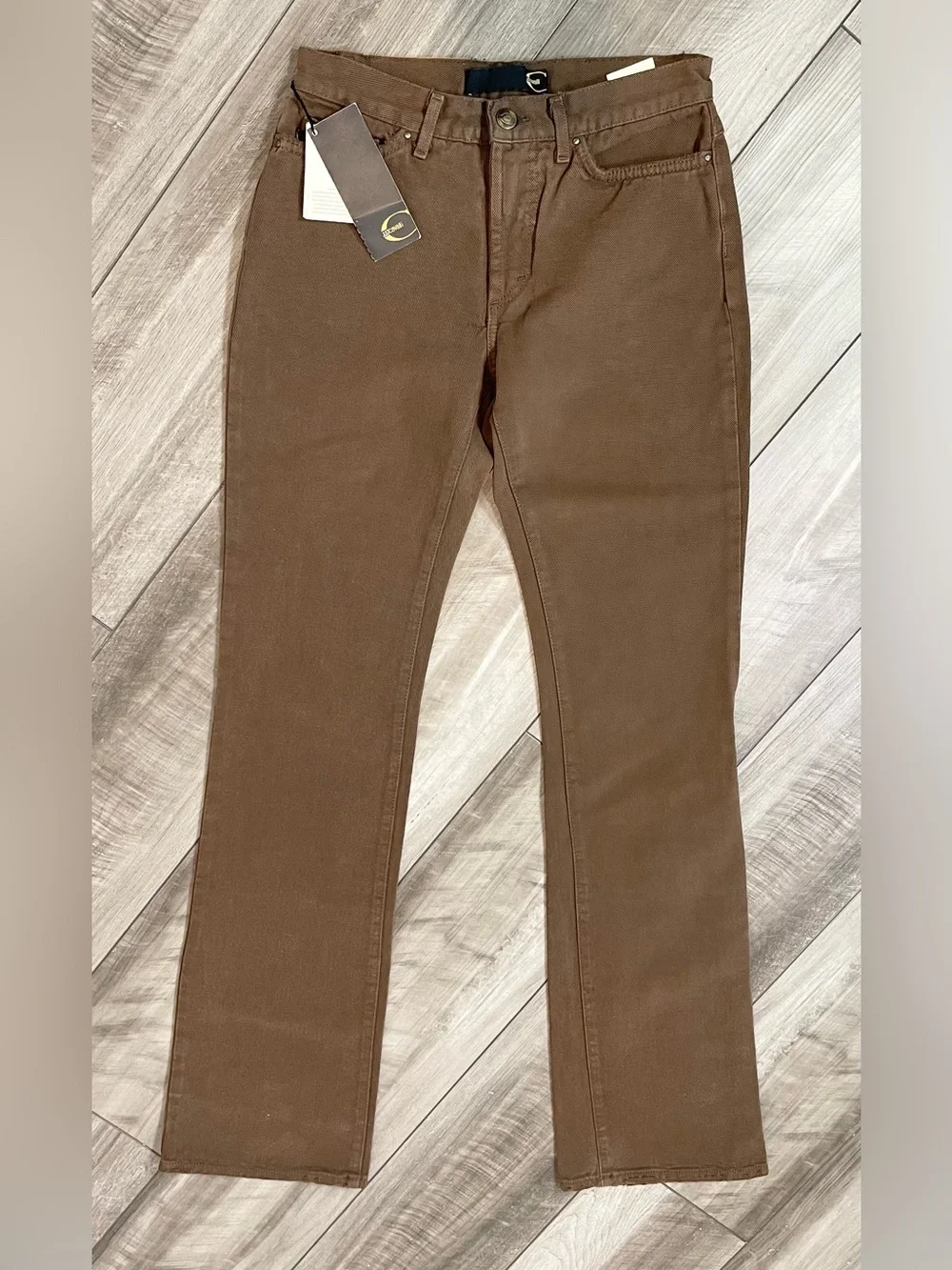 Just Cavalli Men's Slim Straight Jeans in Brown. 26